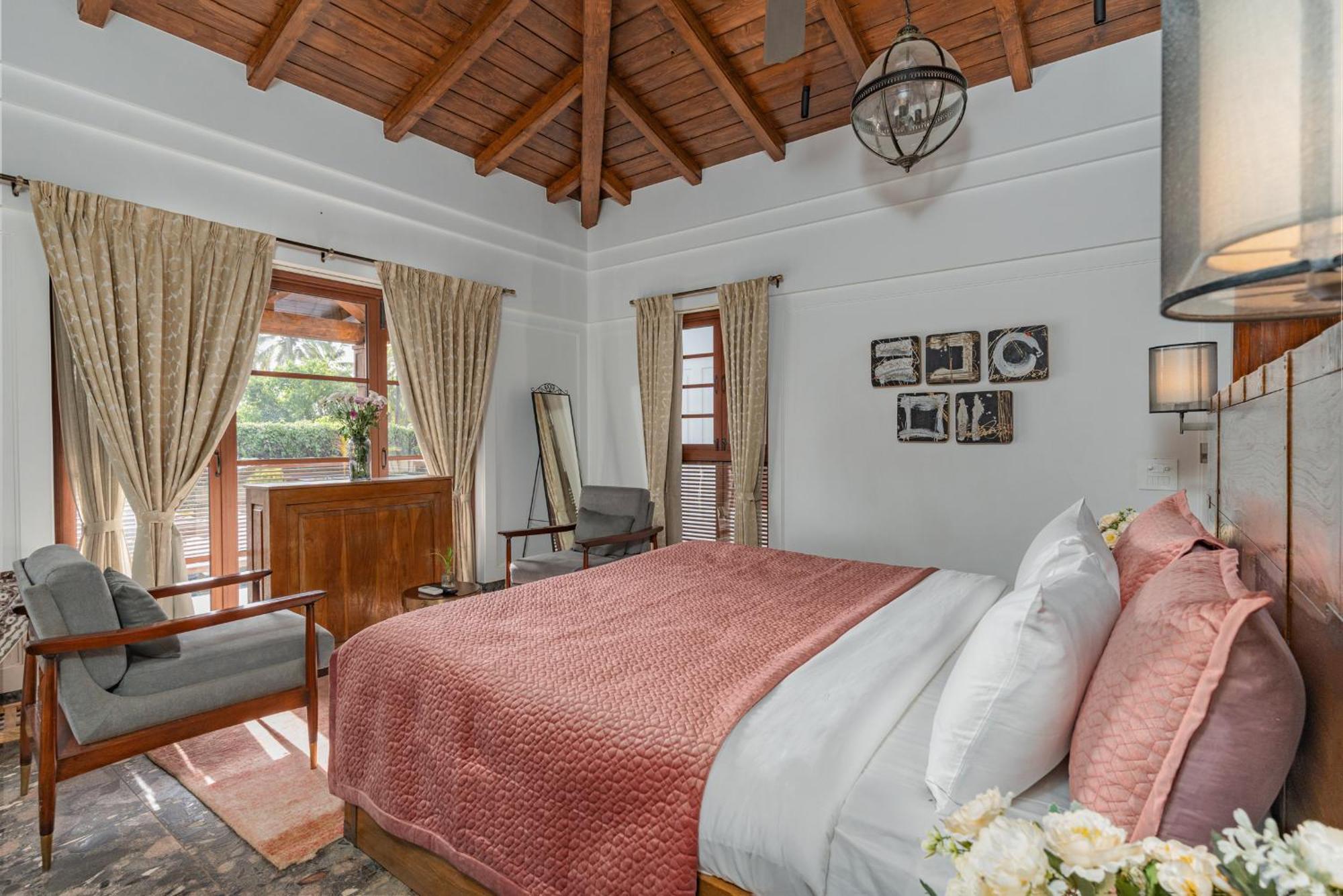 Azara Beach House - 5 Bhk Designer Villa, Candolim Beach Exterior foto