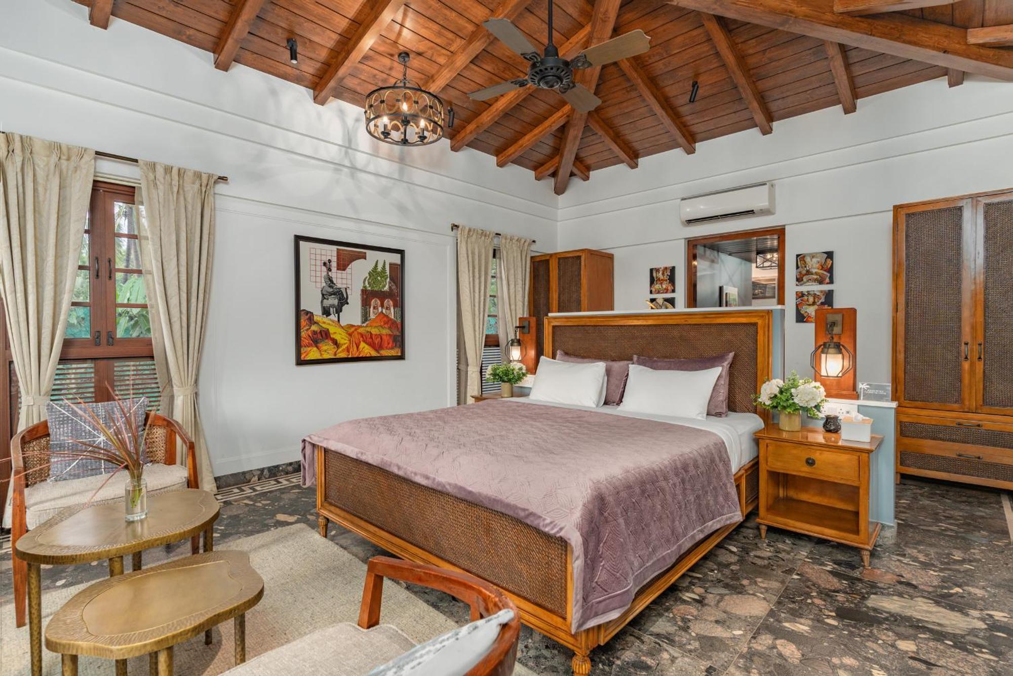 Azara Beach House - 5 Bhk Designer Villa, Candolim Beach Exterior foto